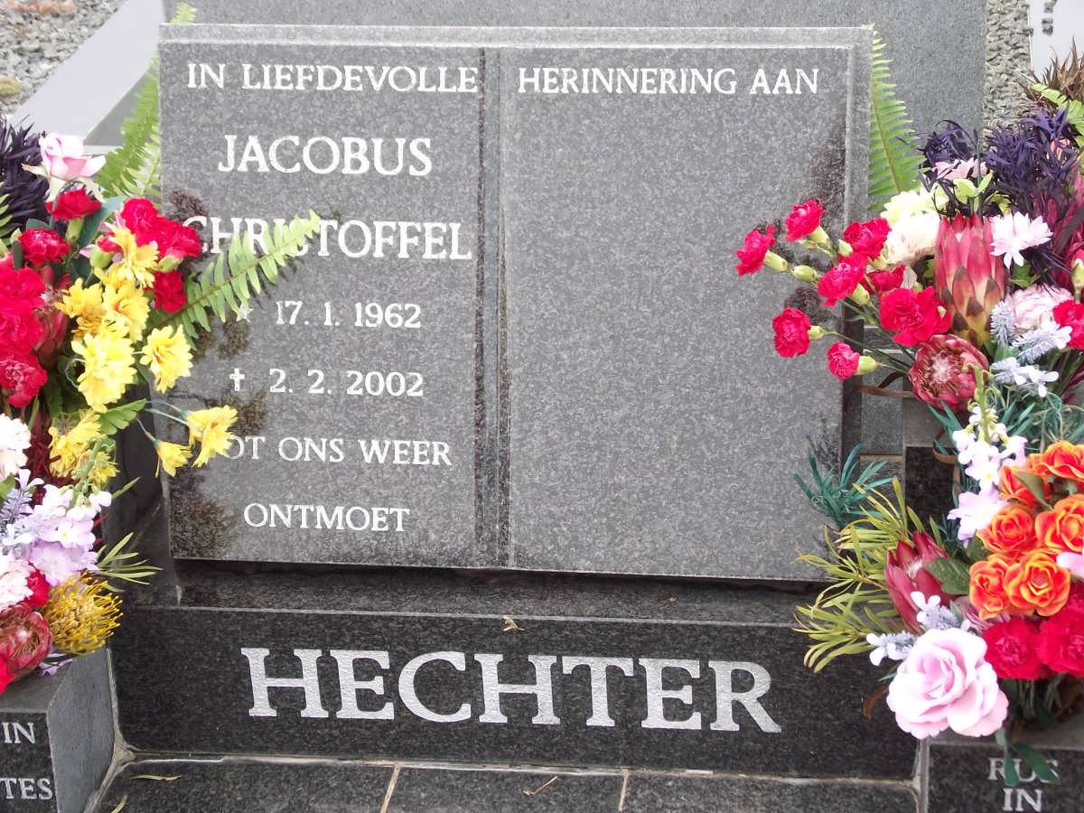 HECHTER Jacobus Christoffel 1962-2002
