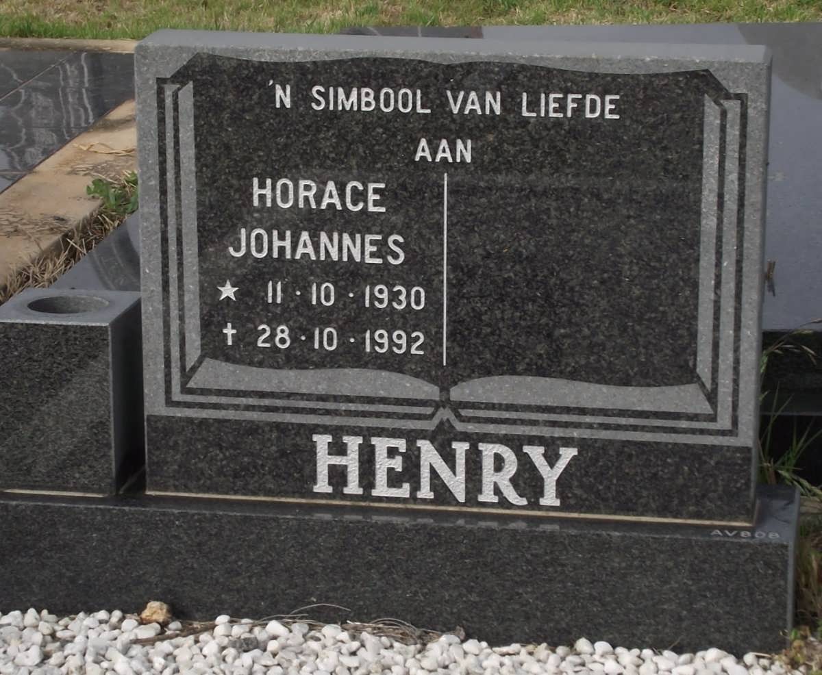 HENRY Horace Johannes 1930-1992