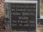 HEUER Louisa Dorothy 1906-1973