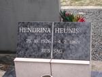 HEUNIS Hendrina 1926-1969