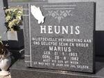 HEUNIS Marius 1963-1982