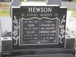 HEWSON Ellie 1917-1995 & Charles John 1917-2000