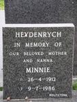HEYDENRYCH Minnie 1912-1986