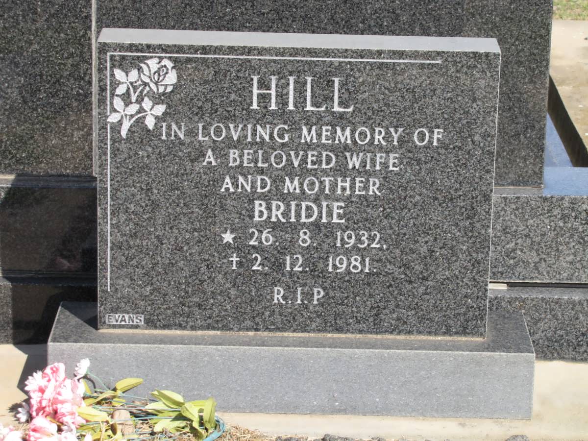 HILL Bridie 1932-1981