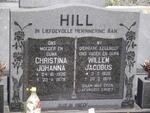 HILL Christina Johanna 1925-1979 & Willem Jacobus 1926-1979
