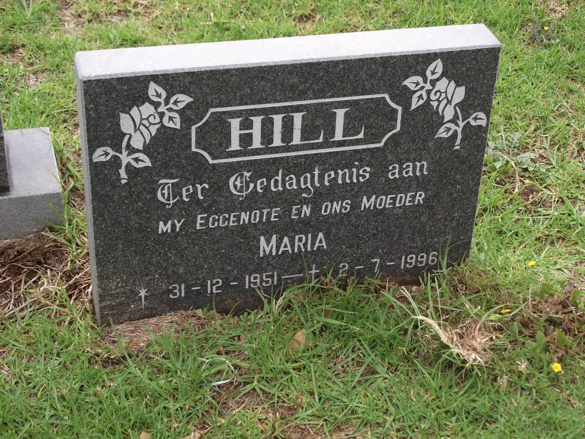 HILL Maria 1951-1996