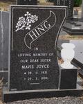HING Mavis Joyce 1931-1999
