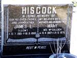 HISCOCK James L. 1901-1980 & Mary nee Mc CULLOCH 1907-1975