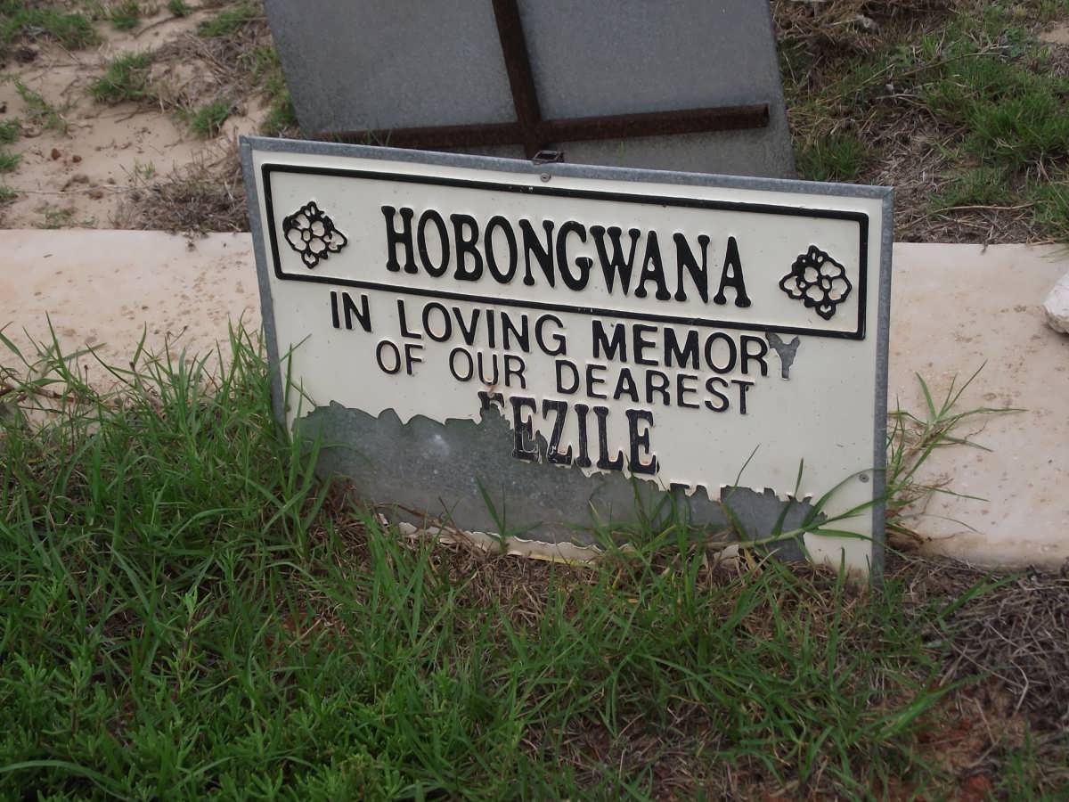 HOBONGWANA Fezile 1951-2006