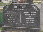 HOLTON John William 1908-1989 & Pearl Lavinia nee PIRIE 1913-1999