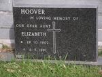 HOOVER Elizabeth 1902-1991