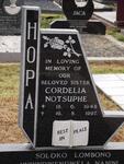 HOPA Cordelia Notsuphe 1948-1997