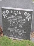 HORN Edmund Fernando 1924-2000 & Vera Olga 1925-1998