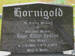 HORNIGOLD Hope Olive Fenton nee DICKS 1904-1974