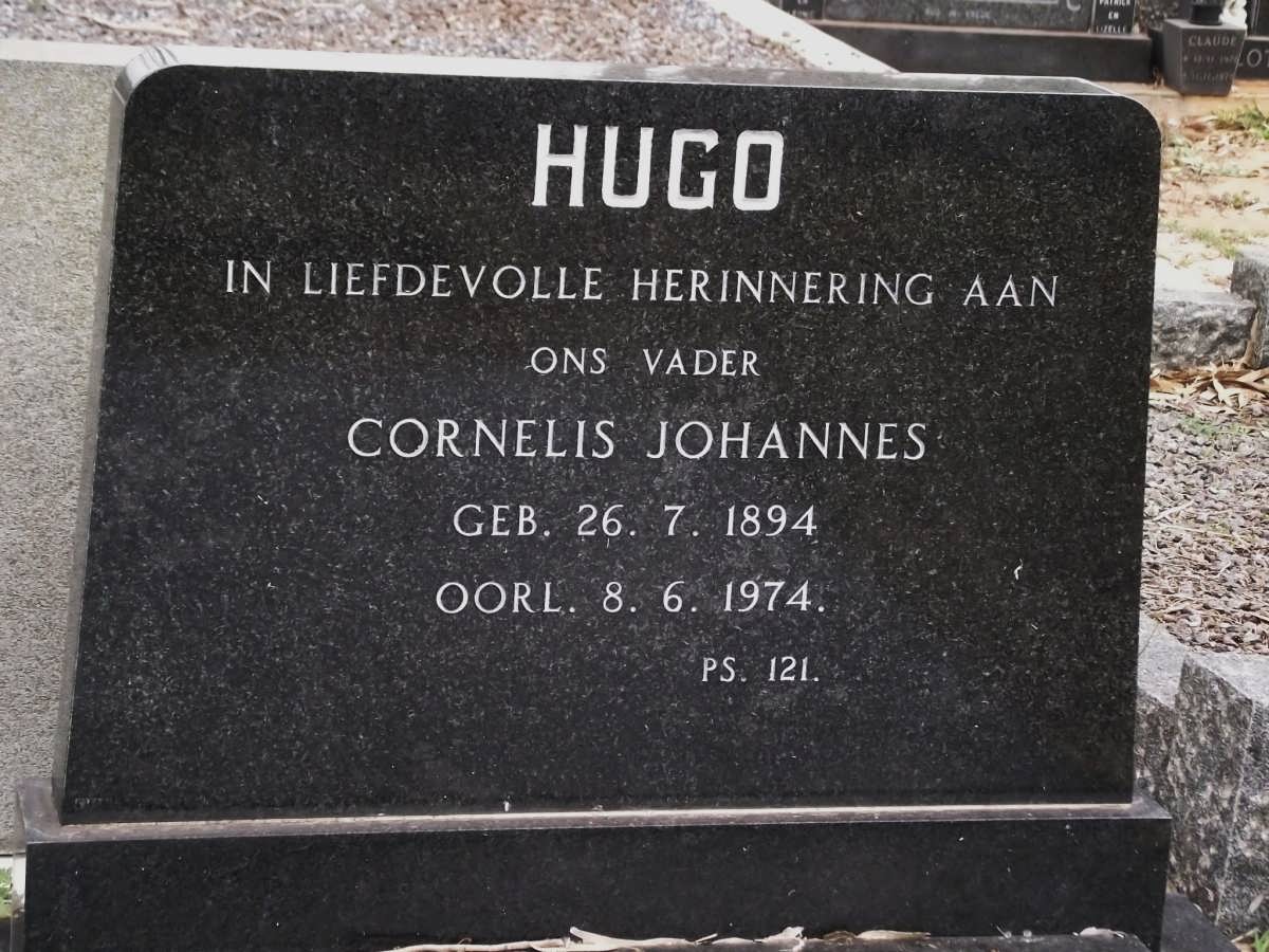 HUGO Cornelis Johannes 1894-1974
