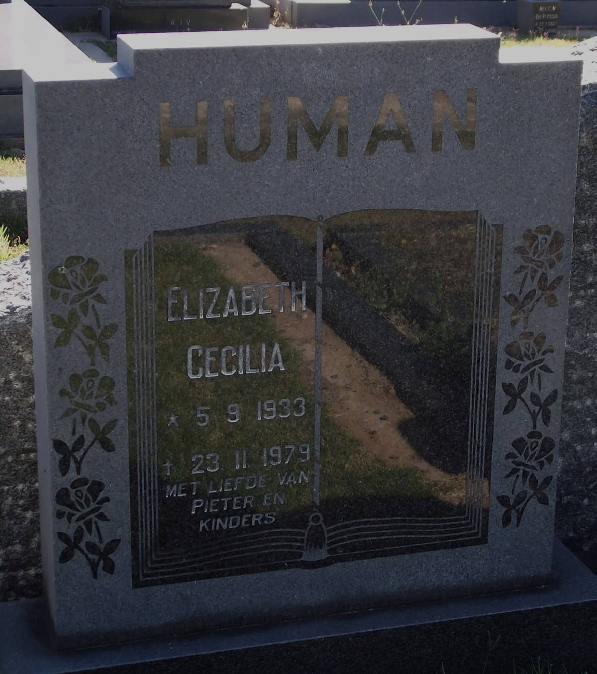 HUMAN Elizabeth Cecilia 1933-1979