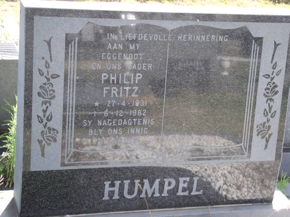 HUMPEL Philip Fritz 1931-1982