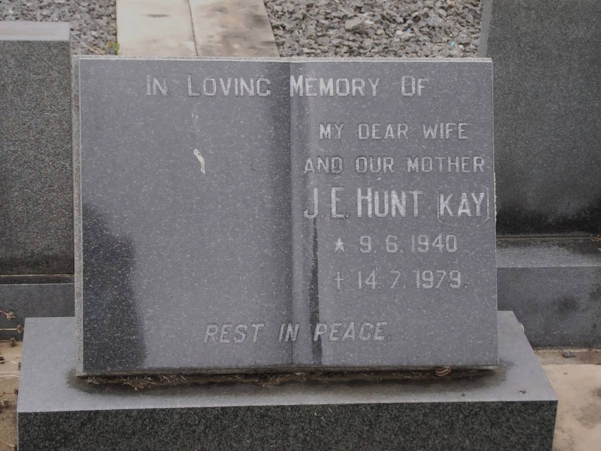 HUNT J.E. 1940-1979