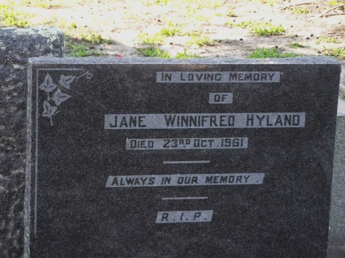 HYLAND Jane Winnifred -1961