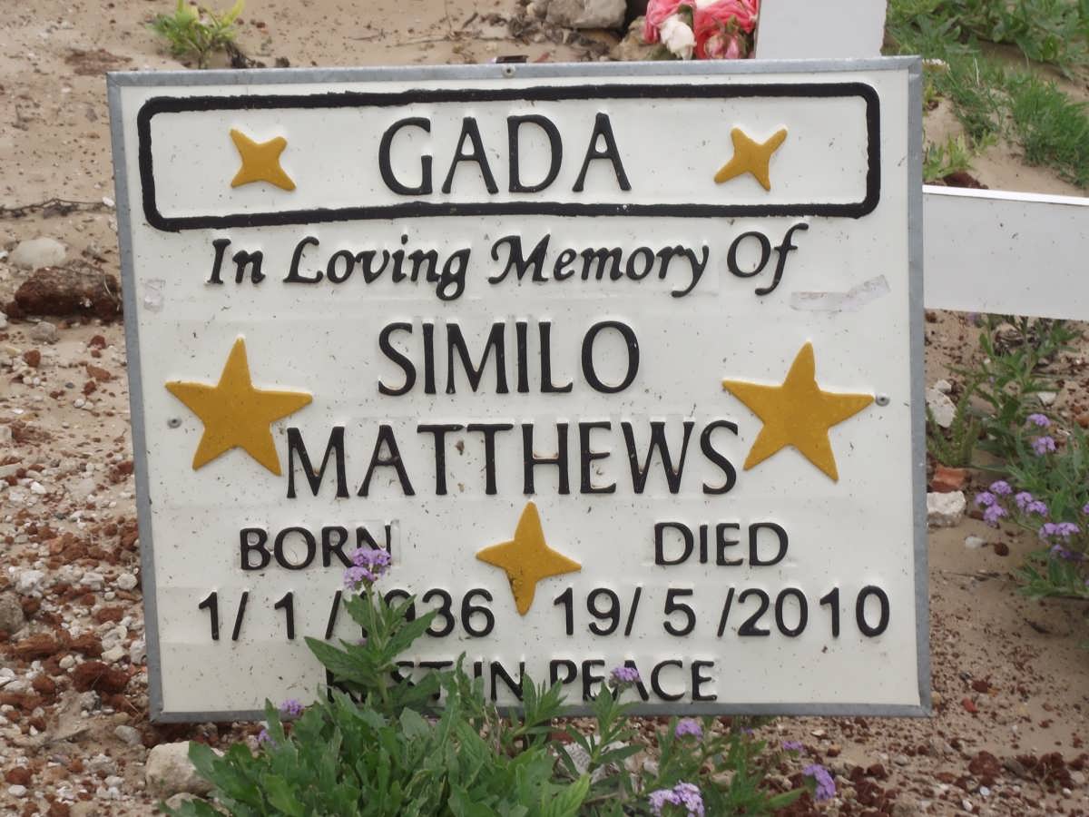 GADA Similo Matthews 1936-2010