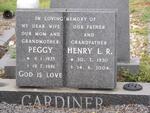 GARDINER Henry L.R. 1930-2004 & Peggy 1935-1991