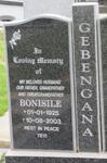 GEBENGANA Bonisile 1925-2003