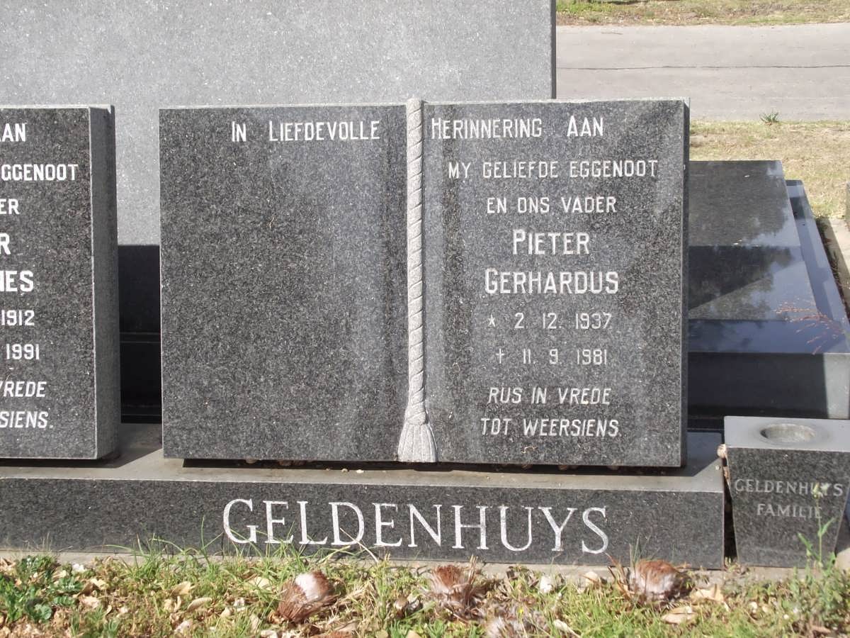GELDENHUYS Pieter Gerhardus 1937-1981