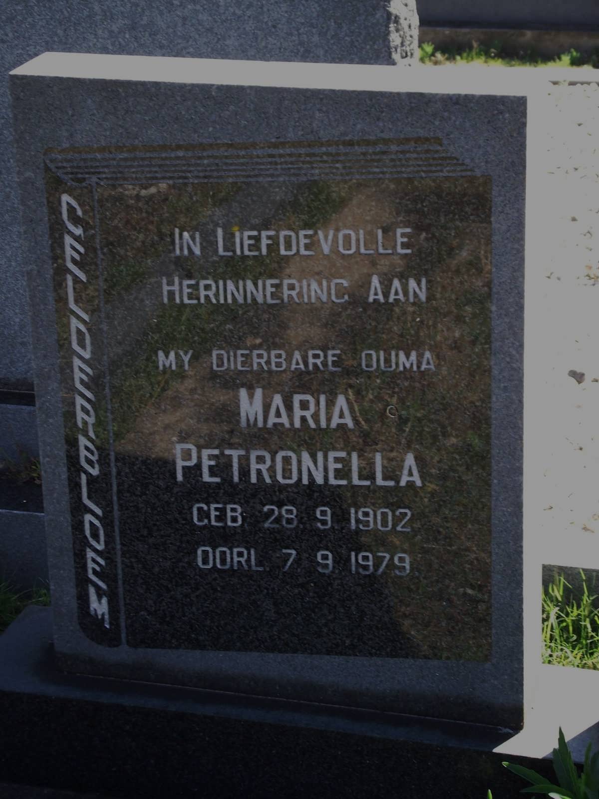 GELDERBLOEM Maria Petronella 1902-1979