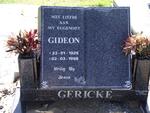GERICKE Gideon 1925-1998