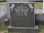 GEYSER Rita 1928-1994