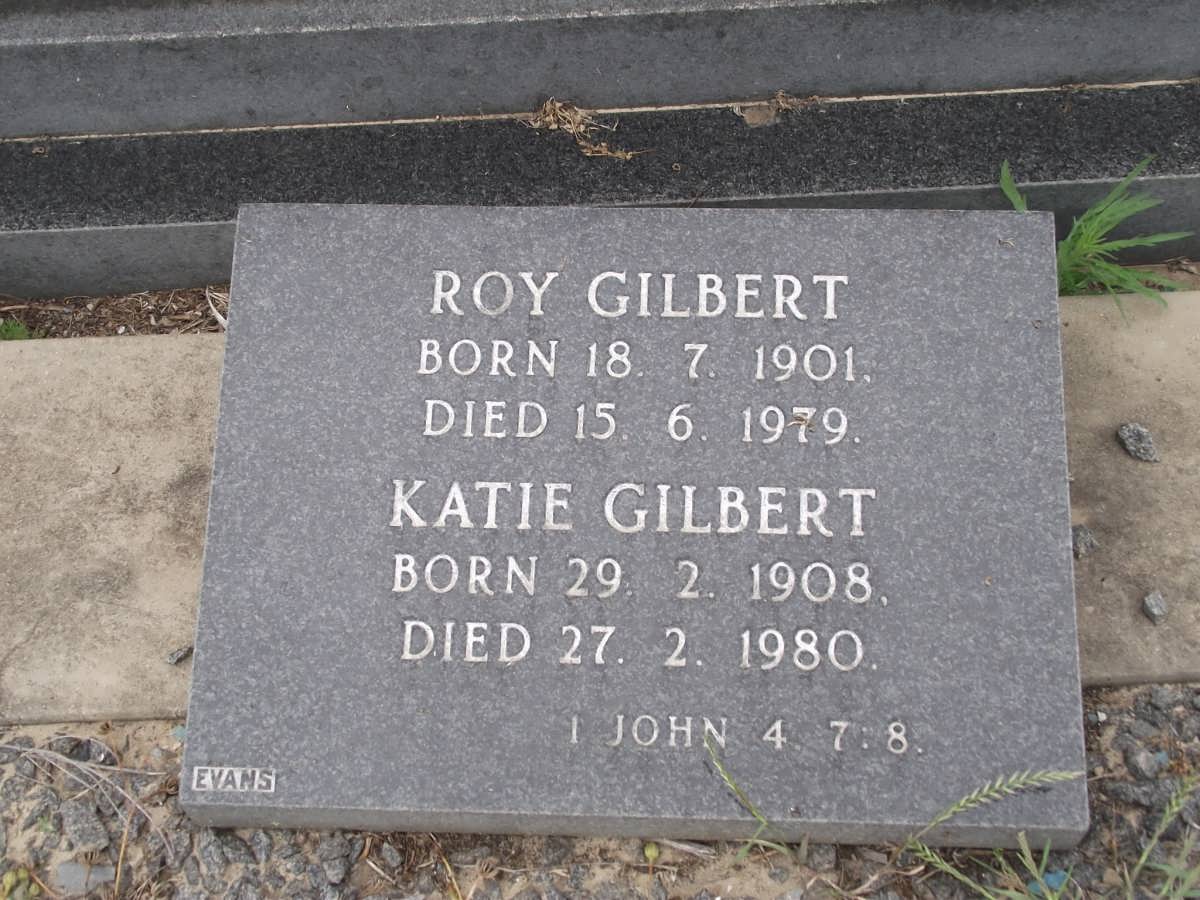 GILBERT Roy 1901-1979 & Katie 1908-1980