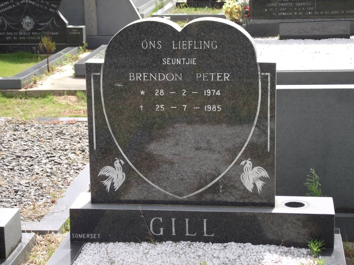 GILL Brendon Peter 1974-1985