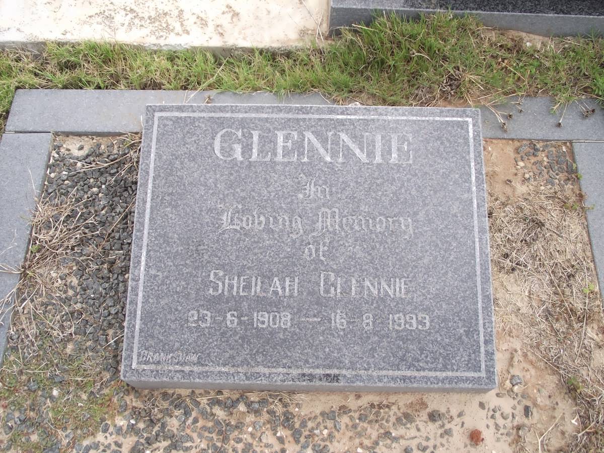 GLENNIE Sheilah 1908-1993