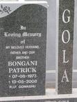 GOLA Bongani Patrick 1973-2008