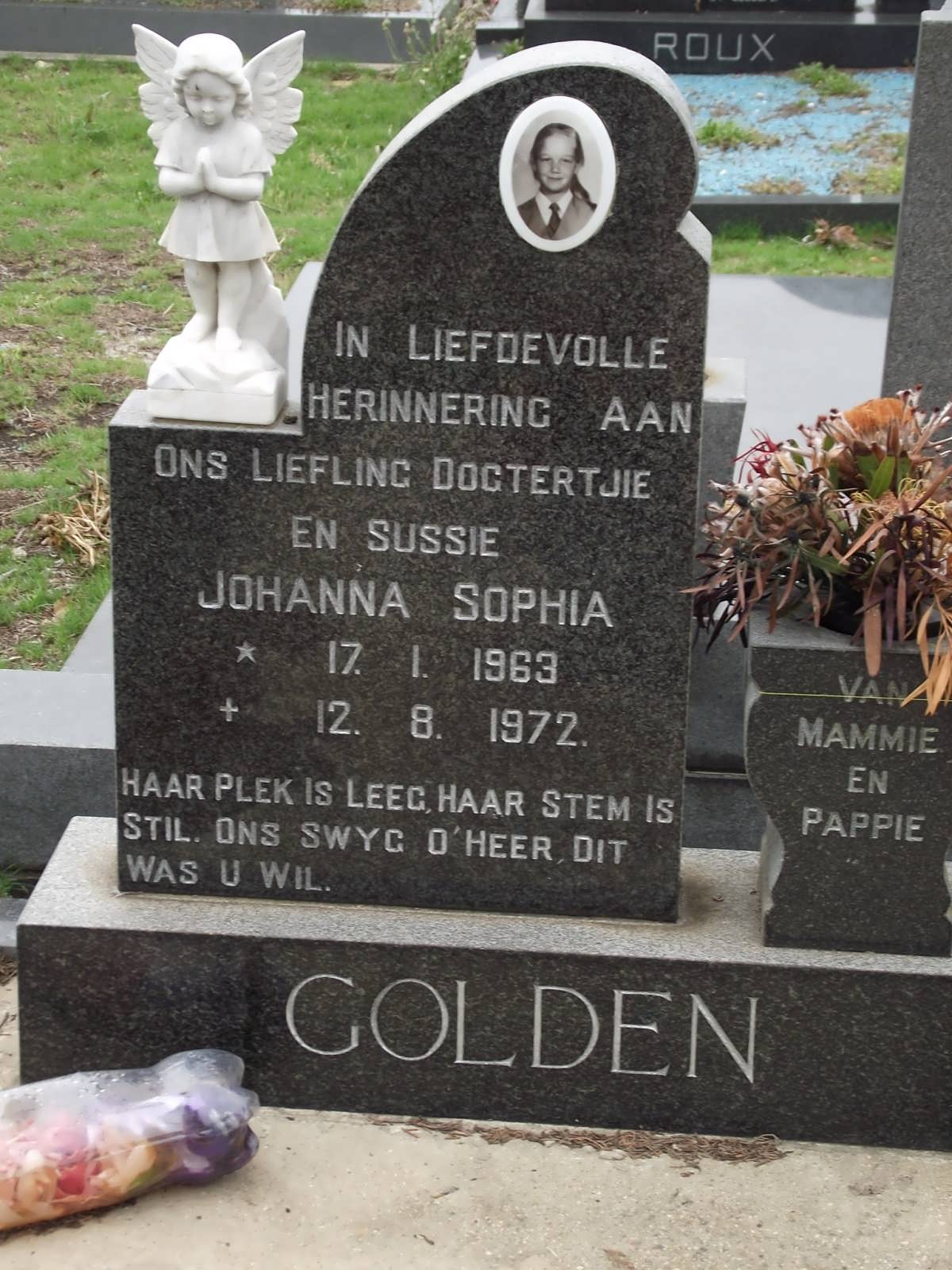 GOLDEN Johanna Sophia 1963-1972