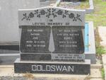 GOLDSWAIN Joe 1931-1998 & Poppy 1932-1972