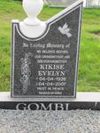 GOMBI Kikise Evelyn 1926-2007