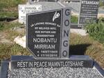 GONGO Nobantu Mirriam 1949-2010