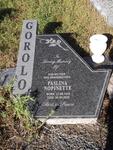 GOROLO Paslina Nopinette 1919-2009