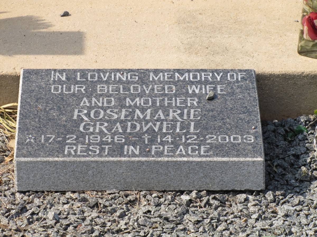 GRADWELL Rosemarie 1946-2003