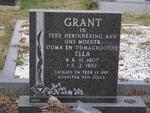 GRANT Ella 1907-1987