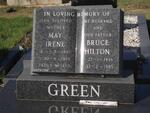 GREEN Bruce Hilton 1938-1985 & May Irene 1941-1995