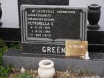GREEN Petronella C. 1919-1994 :: GREEN Angie 1957-2008