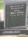 GRUNDLINGH Beryl Evelyn 1912-1979