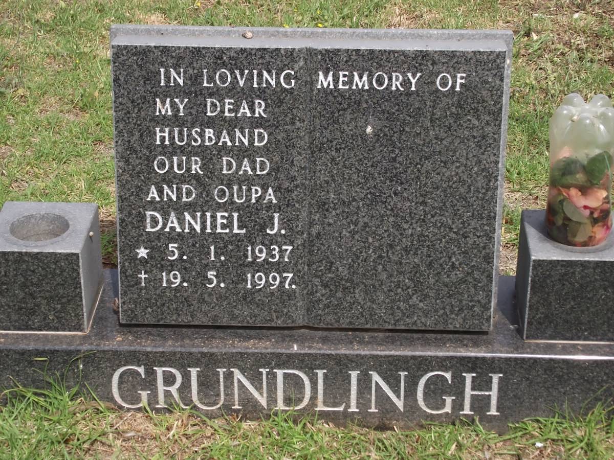 GRUNDLINGH Daniel J. 1937-1997
