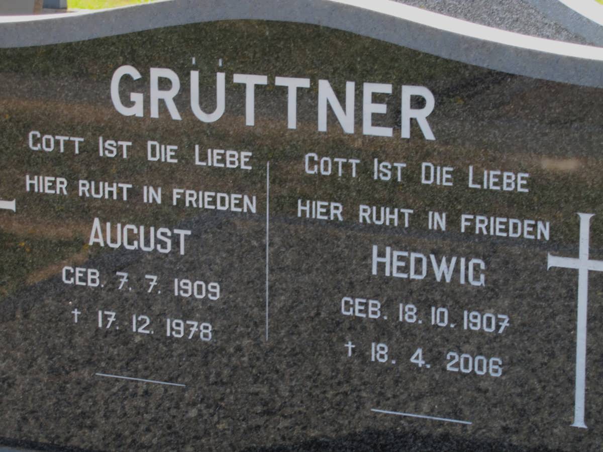 GRUTTNER August 1909-1978 :: GRUTTNER Hedwig 1907-2006