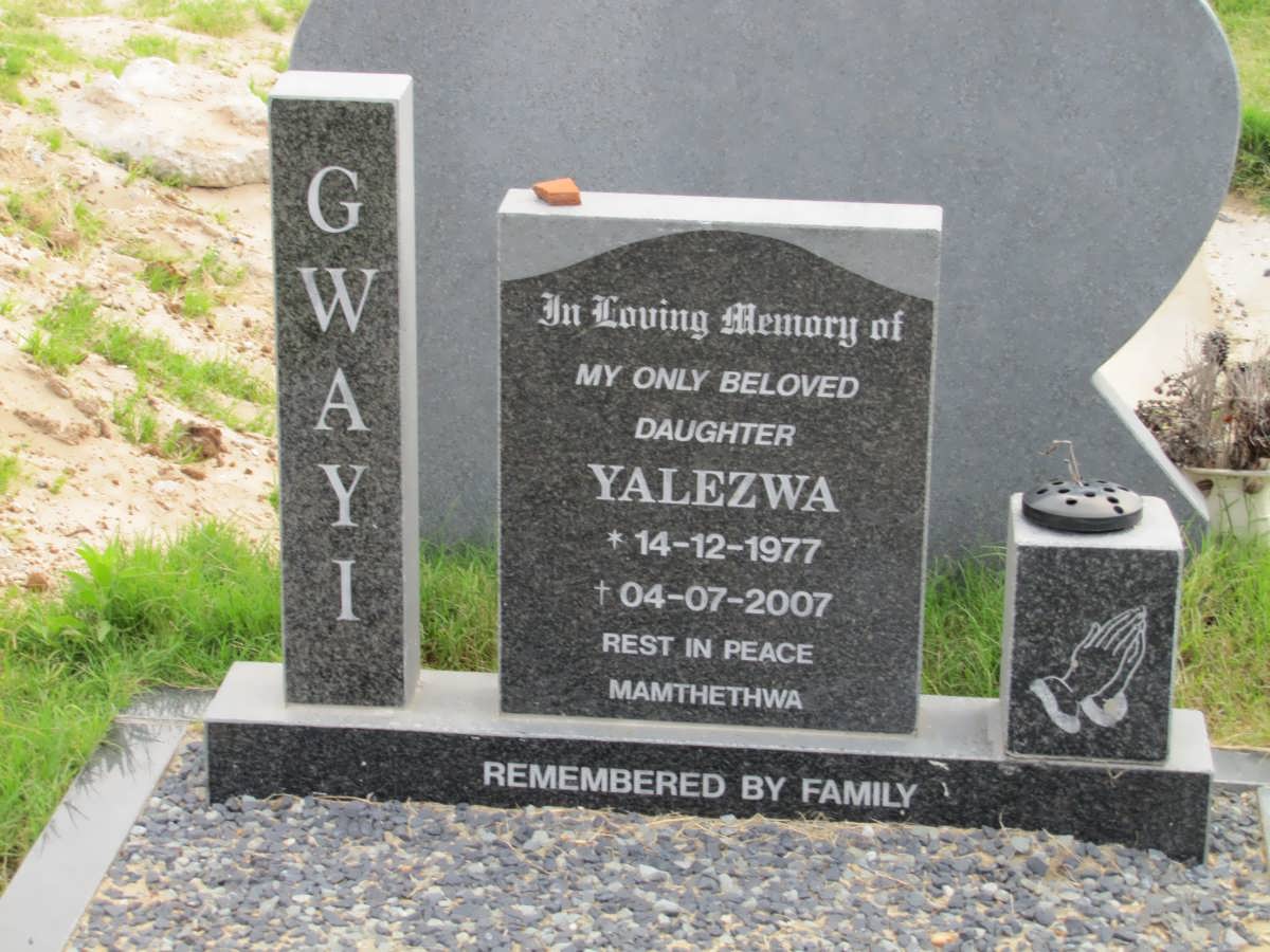 GWAYI Yalezwa 1977-2007