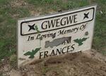 GWEGWE Frances 1928-2006