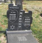 MABOGA David 1932-1964 & Anna SHONISANI 1935-2006