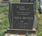 MOTSEPE Tabea 1899-1970